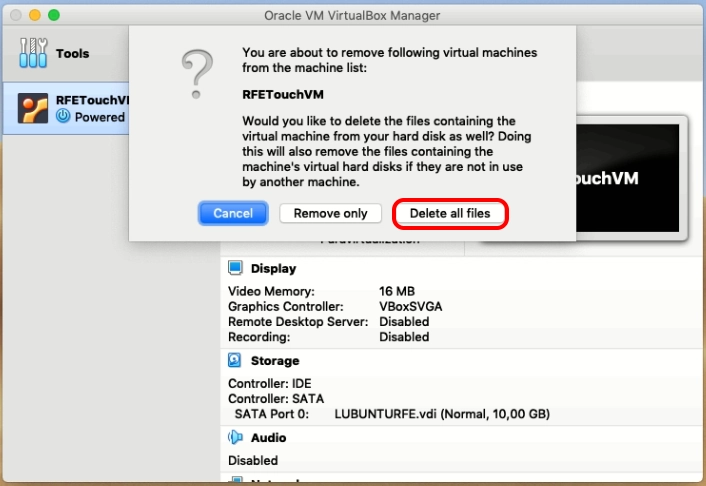 Delete All Files