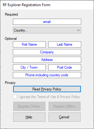 User Registration Form