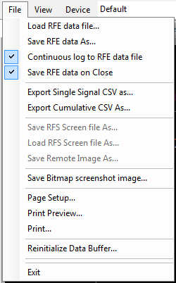 File Menu