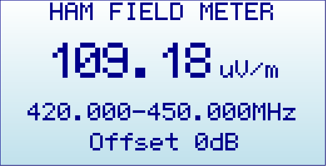 RFExplorer HAM FieldMeter